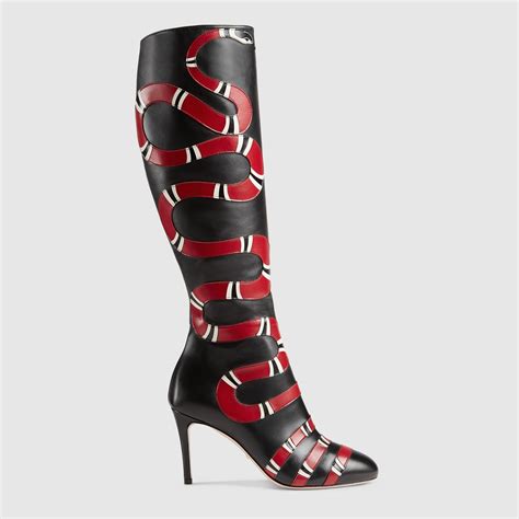 gucci womens snake boots|Gucci boots snake bottom.